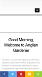 Mobile Screenshot of angliangardener.co.uk