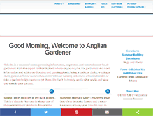 Tablet Screenshot of angliangardener.co.uk